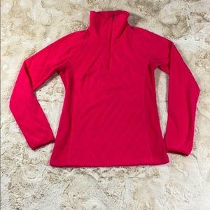 Columbia 3/4 Zip fleece in hot pink